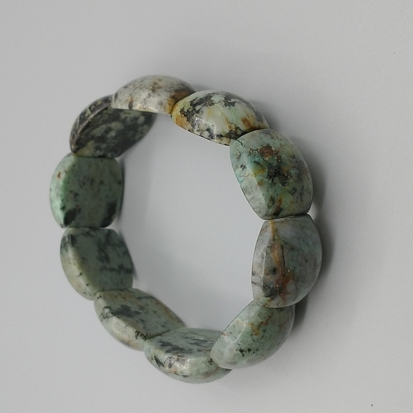 Abalone shell stretch necklace+lot of 5 bracelets - Picture 6 of 10